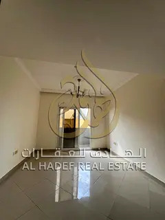For rent in Sharjah, Al Taawun area — One bedroom and living room with balcony, located in a prest