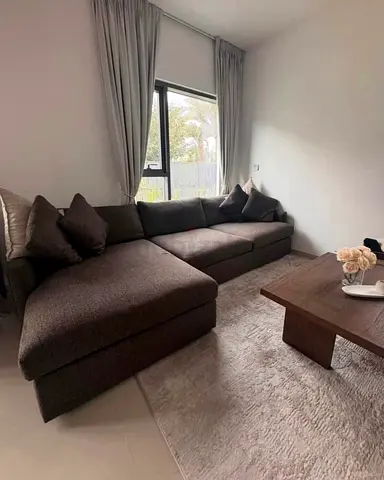 Cratebarrel lounge deep L shape sofa