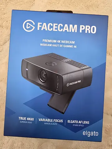 Elgato Facecam Pro - Premium 4K Webcam for Streamers
