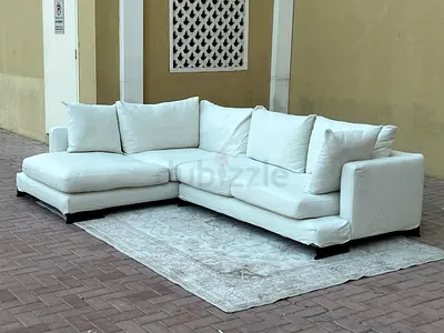 Premium Quality Camerich Italian L Shape Sofa Beige