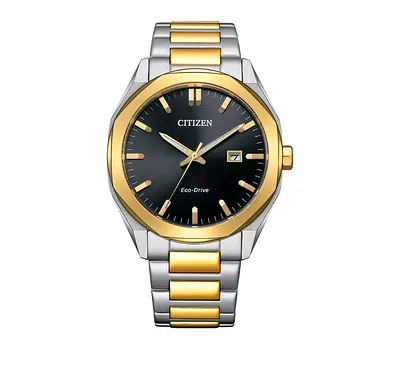 Mens Analog Round Shape Stainless Steel Wrist Watch BM7604-80E - 41 Mm