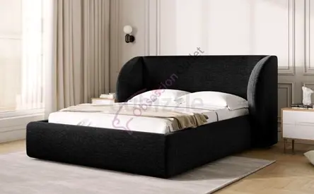 Modern stylish 180*200 king size black colour Bed