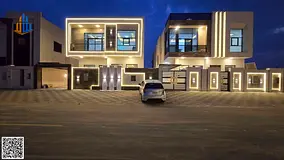 Invest and live in the best location in New Ajman, Al Helio 2 villas with front setbacks and custom