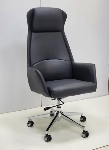 Highback executive leather revolving chair