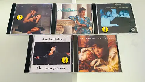 5 Anita Baker Music CD’s
