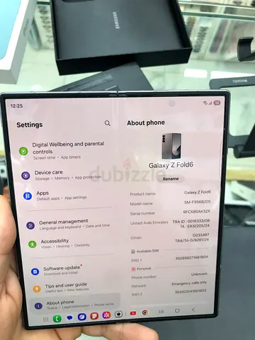 Z Fold 6 256GB Titanium AUE