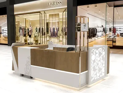 Kiosk  Display Woodwork Service