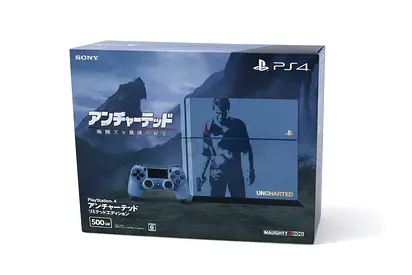 PlayStation 4 Uncharted Bundle with Controller like new with full box Japanese version