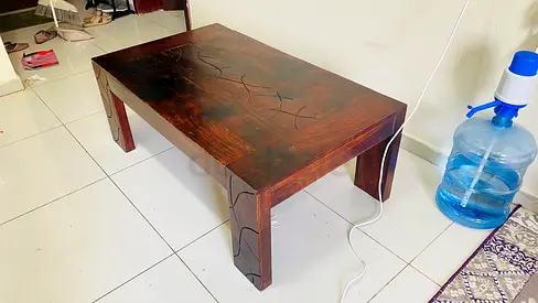 Handcrafted Wooden Coffee Table