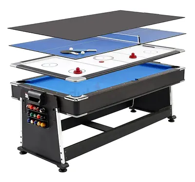 4 in 1 Multi-Game Tables Pool table, hockey table, tennis table and dining table - MF-