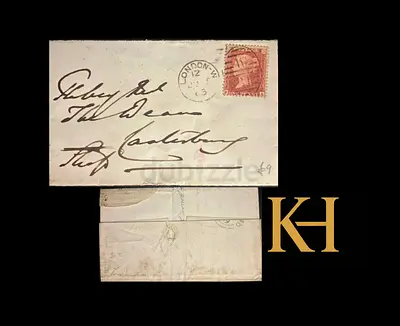 Vintage London envelope with Stamp