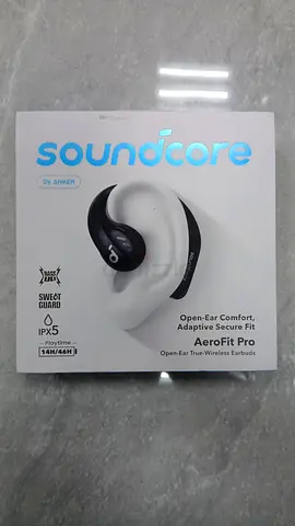 NEW SOUNDCORE EARPHONE AEROFIT PRO OPEN-EAR (A3871Z11) MIDNIGHT BLACK