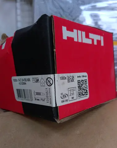 HILTI XC-24 NAILS FOR BX-3