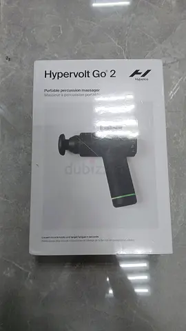 NEW HYPERICE HYPERVOLT GO 2 PERCUSSION MASSAGE DEVICE BLACK