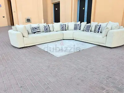 Looks great Condition Pan Home Corner Sofa Beige