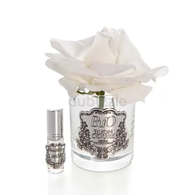 Luxury Home Fragrance with White Floral Accent