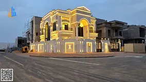 Invest and live in the best location in New Ajman, Al Helio 2. Corner villa with front setback and c