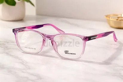 Stylish Skechers Glasses in Pink and Clear Frame