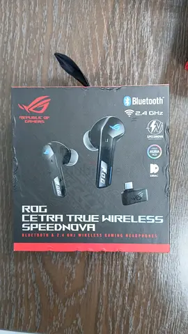 NEW ASUS EARPHONE ROG CETRA TRUE WIRELESS SPEEDNOVA GAMING BLACK