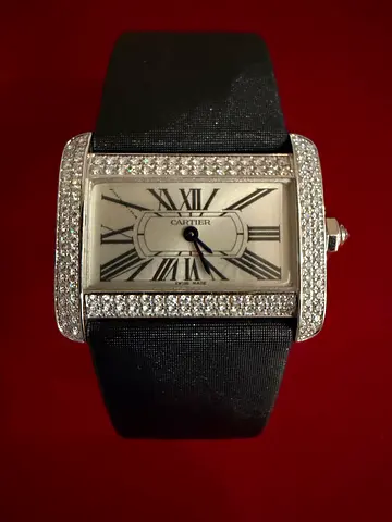 Cartier Tank Divan White Gold Diamond – Full Set