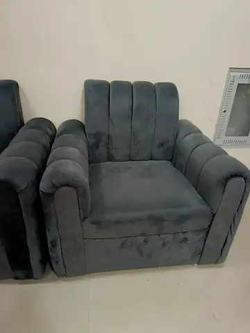 2 single seater sofas