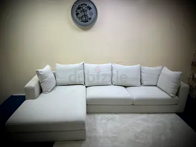 Almost brand new the one lshape sofa