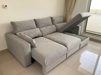 Looks great Condition Ikea Eskelstuna Sofa Bed with Storage