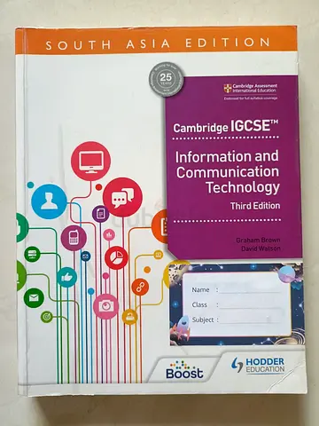 IGCSE CIE INFORMATION AND COMMUNCATION TECHNOLOGY / ICT Textbook