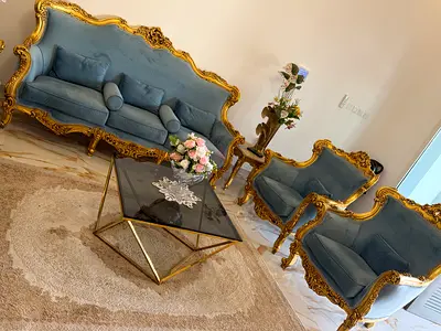 Golden 7 seater sofa for sale