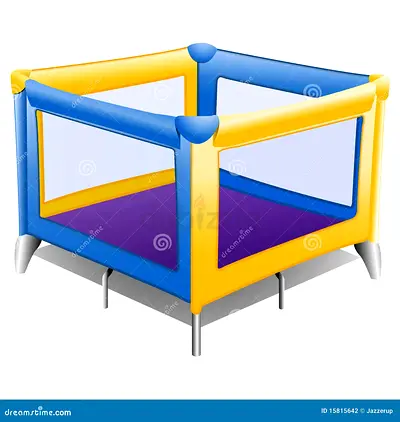 colourfull baby playpen