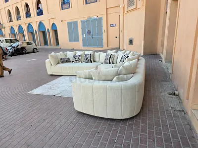 Pan home Corner Sofa Beige Perfect Condition