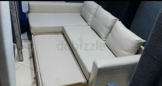 Comfortable Sofa Bed in Neutral Tone