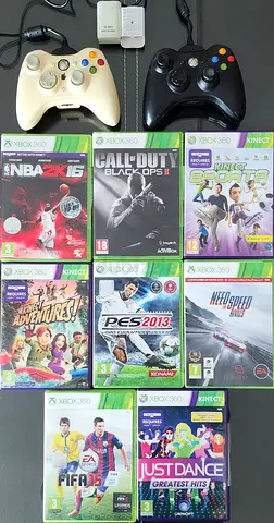Xbox 360 Games and Controllers Set for Sale!