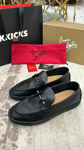 Christian Louboutin Chamebeliboat Black Loafers