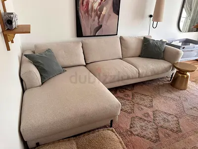 Great Condition The Loʻoʻm Collection Sofa Beige