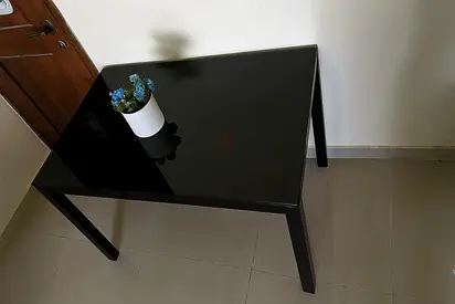 Black Dining Table without chairs