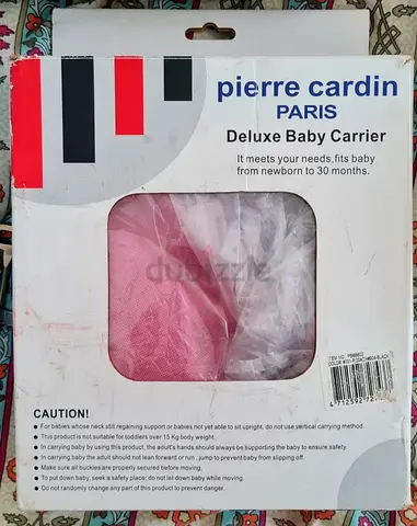 Pierre Cardin Deluxe Baby Carrier - Comfort  Convenience!