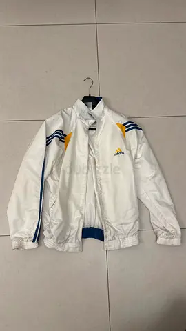 Adidas Vintage White Track Jacket - Original