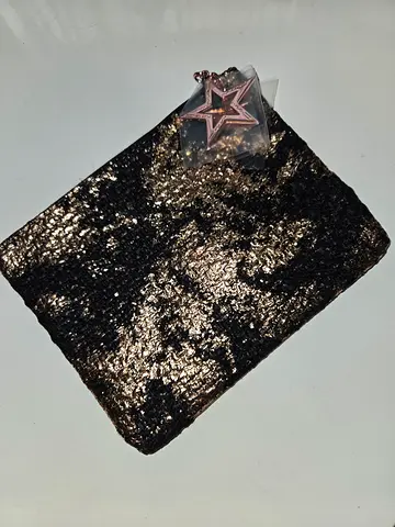 Chic Black and Gold Clutch Bag