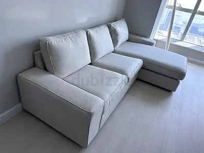 Same like new Condition Ikea kivik L shape sofa beige
