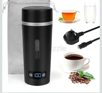 Portable Smart Heated Travel Mug for Beverages