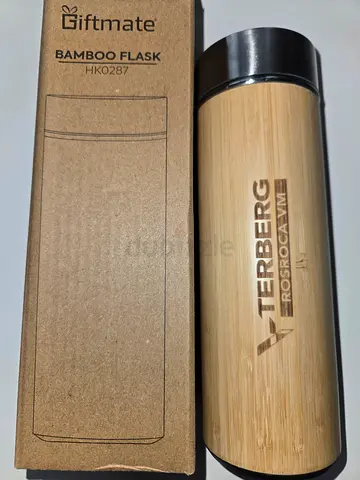 Eco-Friendly Bamboo Flask - Perfect for On-the-Go Hydration