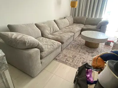 Pan Emirates pianca feather filled sofa