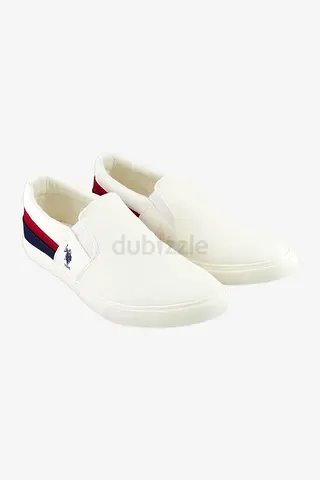 Brand New U.S. Polo - Stylish White Slip-On Shoes for Casual Outings - EU 41.5 Size