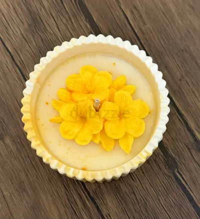 Handmade Floral Scented Candle