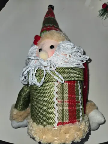 Charming Plush Christmas Gnome Decoration
