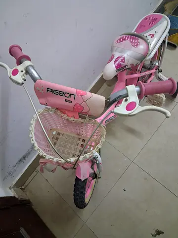 Cute Pink Kids Bicycle - Perfect for Little Explorers!