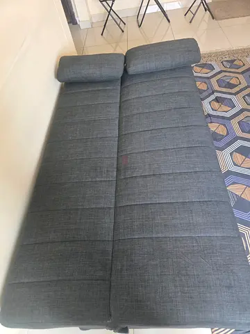 Comfortable Gray Futon Sofa Bed