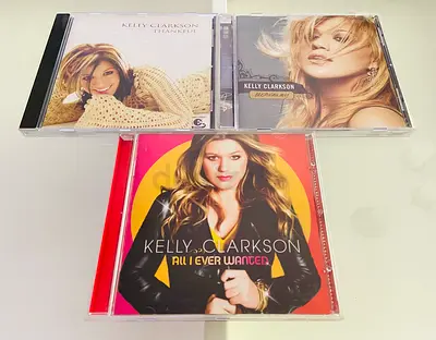 3 Kelly Clarkson Music CD’s
