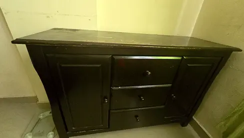 Classic Black Wooden Sideboard for Sale